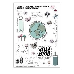 GO PLANET, IT'S YOUR EARTH DAY STICKER SHEET