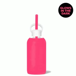 DEBBIE - LITTLE BOTTLE SIP KIT 500ML (16OZ) -Bkr Shop bkr bottle sip kit glass silicone water bottle silicone straw straw cap 16oz debbie little bottle sip kit 500ml 16oz pkdebtb t16pb 0 35651331260587