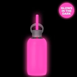 DEBBIE - LITTLE BOTTLE SIP KIT 500ML (16OZ) -Bkr Shop bkr bottle sip kit glass silicone water bottle silicone straw straw cap 16oz debbie little bottle sip kit 500ml 16oz pkdebtb t16pb 0 35651337322667