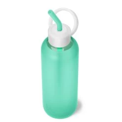 JULES & THE SOUTHAMPTON - DEMI BOTTLE SIP KIT 650ML (22OZ) -Bkr Shop bkr bottle sip kit glass silicone water bottle silicone straw straw cap 22oz jules the southampton demi bottle sip kit 650ml 22oz grjshtb t22pb 0 35982178812075