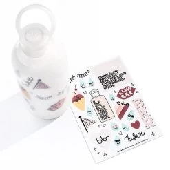 FROST LITTLE BOTTLE 500ML (16OZ) -Bkr Shop bkr glass water bottle 16oz frost 500ml 16 oz wtfrspb s16ht 812746026349 33549151961259