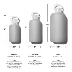 LONDON LITTLE BOTTLE 500ML (16OZ) -Bkr Shop bkr glass water bottle 16oz london 500ml 16 oz gylndpb s16ht 812746020620 33549109592235