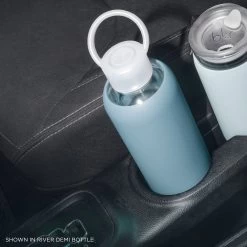 RIVER DEMI BOTTLE 650mL (22 OZ) -Bkr Shop bkr glass water bottle 16oz river demi bottle 650ml 22 oz blrvrtb s22ht 810095831652 34845901062315