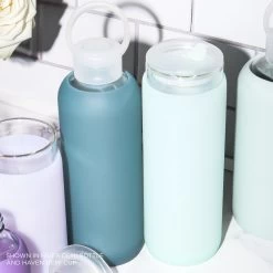 RIVER DEMI BOTTLE 650mL (22 OZ) -Bkr Shop bkr glass water bottle 16oz river demi bottle 650ml 22 oz blrvrtb s22ht 810095831652 34845901258923