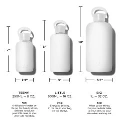 WINTER LITTLE BOTTLE 500ML (16OZ) -Bkr Shop bkr glass water bottle 16oz winter 500ml 16 oz wtwtrpb s16ht 812746020859 33549110837419