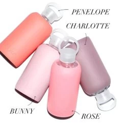 ROSE TEENY BOTTLE 250mL (8 OZ) -Bkr Shop bkr glass water bottle 8oz rose 250ml 8 oz pkrsetb s08ht 810095831287 34119439188139