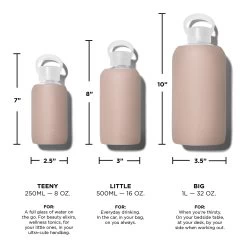 TEDDY TEENY BOTTLE 250ML (8OZ) -Bkr Shop bkr glass water bottle 8oz teddy 250ml 8 oz tnnkdpb s08ht 812746023614 33549134495915