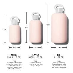 TUTU TEENY BOTTLE 250ML (8OZ) -Bkr Shop bkr glass water bottle 8oz tutu 250ml 8 oz pkttupb s08ht 812746021931 33549124567211