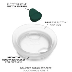 EVERLY LITTLE CUP 355mL (12oz) -Bkr Shop bkr insulated glass tumbler 12oz everly little cup 355ml 12oz grevrpb l12ht 810095831904 34890481500331