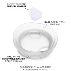 FOOF LITTLE CUP 355mL (12oz) -Bkr Shop bkr insulated glass tumbler 12oz foof cup 355ml 12oz vtfobtb l12ht 810095831386 34380940017835