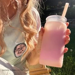 PARIS LITTLE CUP 355mL (12oz) -Bkr Shop bkr insulated glass tumbler 12oz paris cup 355ml 12oz pkprstb l12ht 810095831409 34381087899819