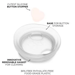 PARIS & THE COTTON CANDY - DEMI CUP SIP KIT 500ML (16oz) -Bkr Shop bkr insulated glass tumbler 16oz paris the cotton candy cup sip kit 500ml 16oz pkpcctb l16pb 34381112541355