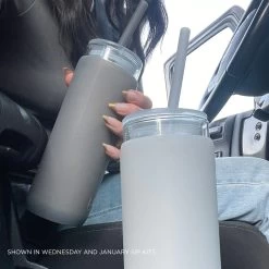 WEDNESDAY LITTLE CUP 355mL (12oz) -Bkr Shop bkr insulated glass tumbler kit wednesday cup 355ml 12oz bkwdntb l12ht 810095831423 34381265633451