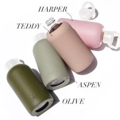 OLIVE SPIKED BIG SLEEVE -Bkr Shop bkr silicone sleeve glass water bottle 32oz spiked olive 1l 32 oz sleeve only grolvpk n32wb 33549259145387