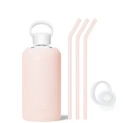 TUTU - BIG BOTTLE SIP KIT 1L (32 OZ) -Bkr Shop bkr sip kit silicone straw cap glass water bottle 32oz tutu big bottle sip kit 1l 32 oz pktskpb t32pb 34994661818539