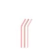 CHAMPAGNE PINKS TEENY BOTTLE STRAWS 250ML (8 OZ) SET OF THREE