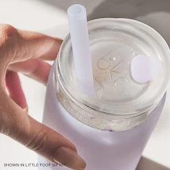 COTTON CANDY LITTLE CUP STRAWS 355mL (12oz) SET OF THREE -Bkr Shop bkr water bottle accessory cotton candy cup straws 355ml 12oz set of three mxccstb n12rt 810095831485 34380782207147