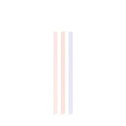 COTTON CANDY LITTLE CUP STRAWS 355mL (12oz) SET OF THREE