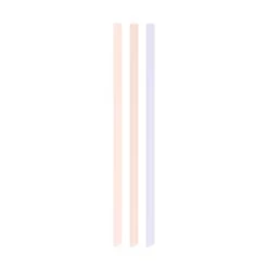 COTTON CANDY DEMI CUP STRAWS 500mL (16oz) SET OF THREE