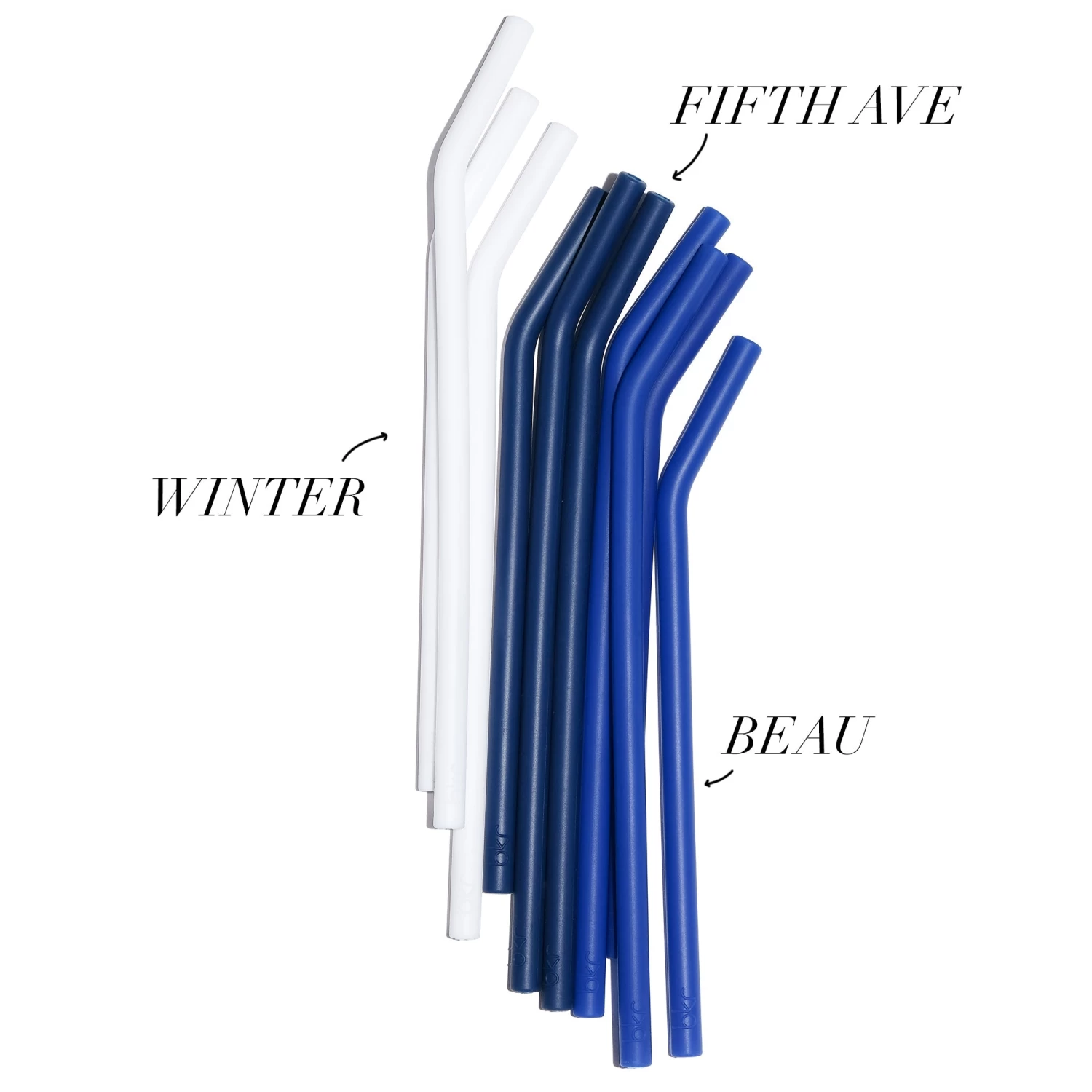 CUTE BUOY BLUES BIG BOTTLE STRAWS 1L (32 OZ) SET OF THREE 2 CUTE BUOY BLUES BIG BOTTLE STRAWS 1L (32 OZ) SET OF THREE - Image 2