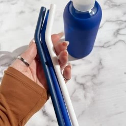 CUTE BUOY BLUES LITTLE BOTTLE STRAWS 500mL (16 OZ) SET OF THREE 5 CUTE BUOY BLUES LITTLE BOTTLE STRAWS 500mL (16 OZ) SET OF THREE -Bkr Shop bkr water bottle accessory cute buoy blues straws 500ml 16 oz set of three blbfwpb n53rt 810095831102 33933271629995