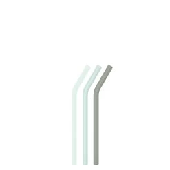 ETHEREAL GARDEN TEENY BOTTLE STRAWS 250ML (8 OZ) SET OF THREE