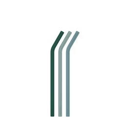 SEA FOREST LITTLE BOTTLE STRAWS 500ML (16 OZ) SET OF THREE